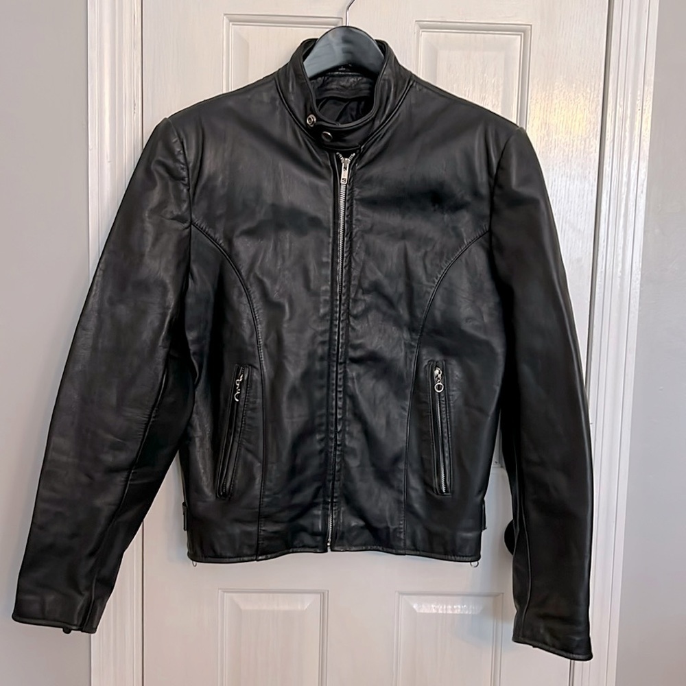 Leather riding Jacket